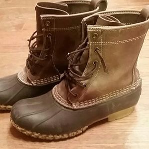 Womens L.L. Bean leather bean boots